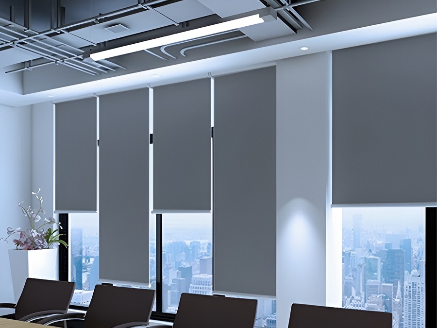 Rèm cuốn có thiết kế đơn giản, hiện đại